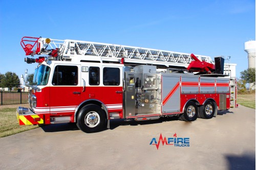 AM 21304 2006 Spartan 105 Ft Aerial Ladder Fire Truck $79,995